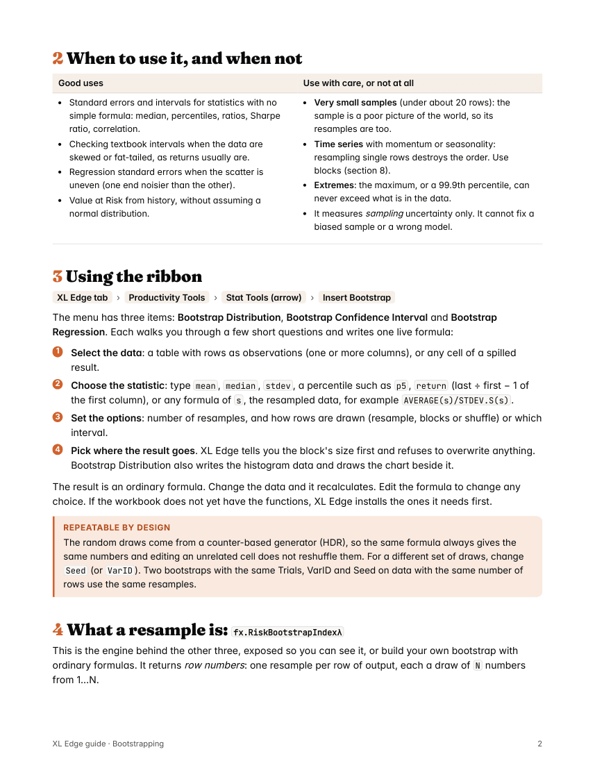 Page 2 of the Bootstrap guide