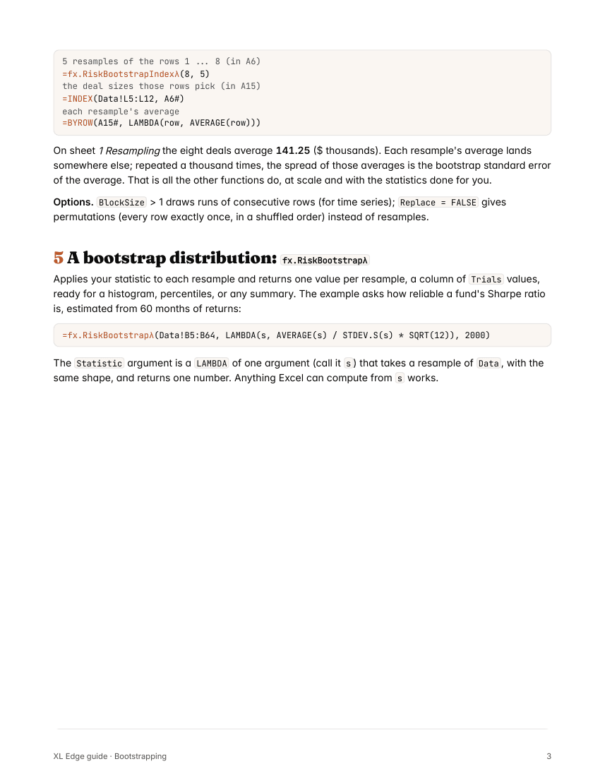 Page 3 of the Bootstrap guide